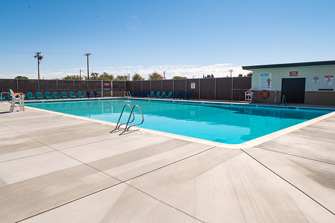 The Boron Community Swimming Pool after renovations.
