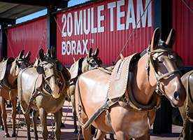 Iconic 20 Mule Team wagons restored