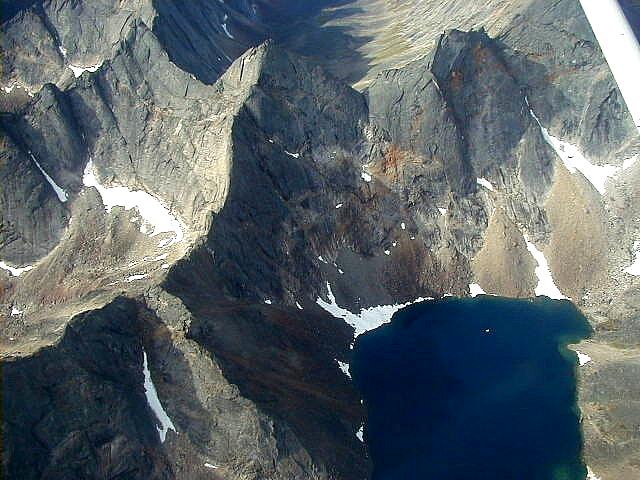 Aerial view of the Gates of the Arctic