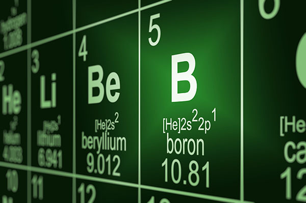 Boron on the periodic table