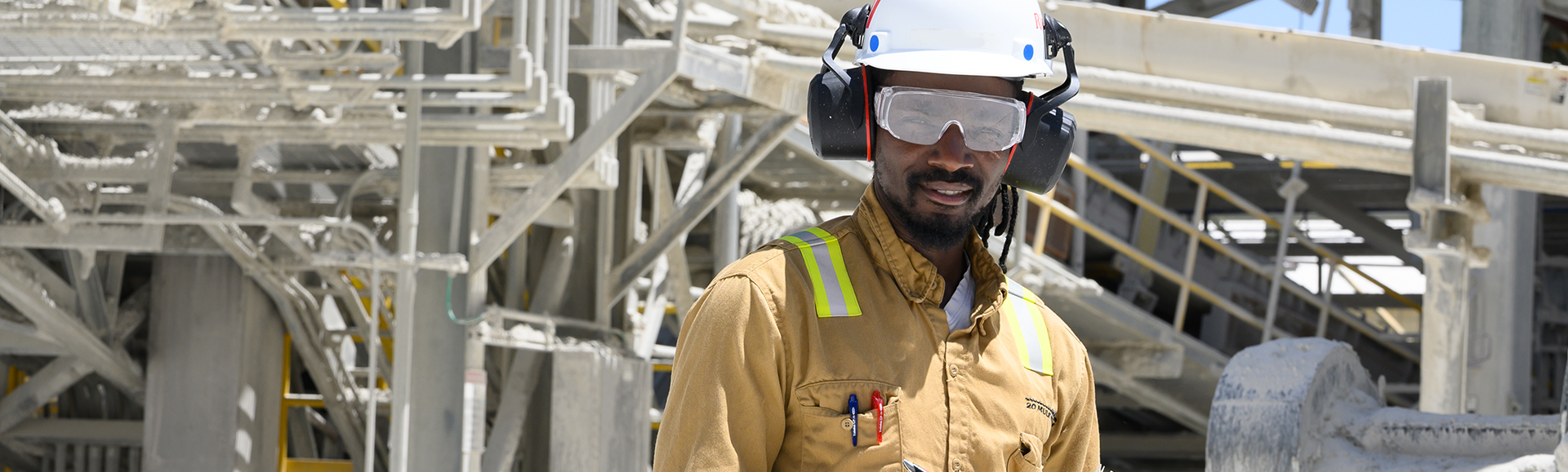 Process engineer outside at California Operations