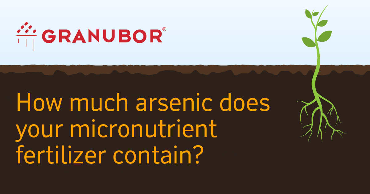 Arsenic Content of Micronutrient Fertilizers